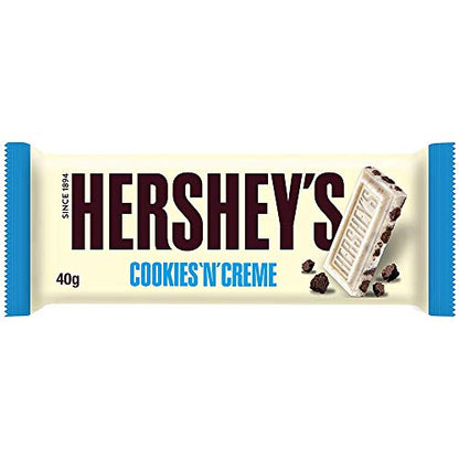 Hershey's Cookies 'N' Crème Chocolate, 4 x 40 g - Four 40g bars of Cookies 'N' Crème chocolate.