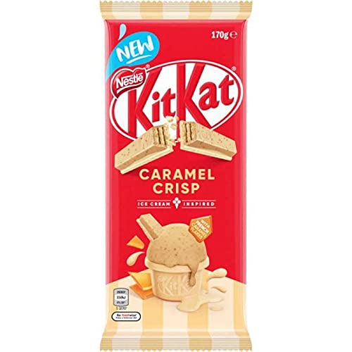 Nestle KitKat With French Caramel Crisp Flake Ice Cream 170g - "KitKat French Caramel Crisp - 170g of Flaky Ice Cream Delight!"