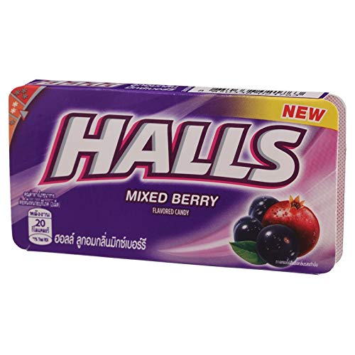 HALLS Mixed Berry Flavoured Candy, 22.4 g - Enjoy the burst of mixed berry flavor in each candy.