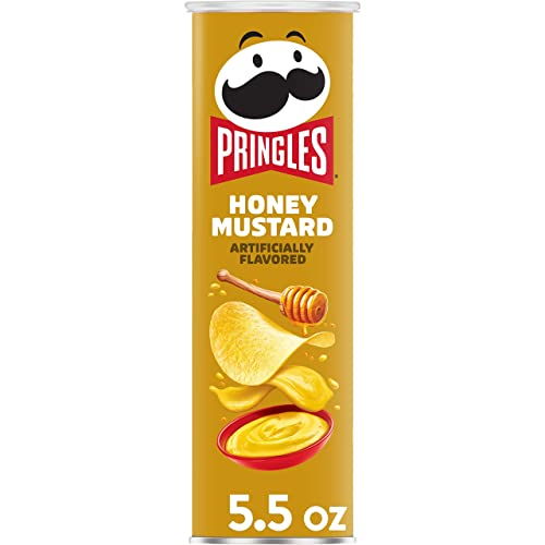 Pringles Potato Crisps, Honey Mustard - 165g - Honey mustard flavored Pringles!