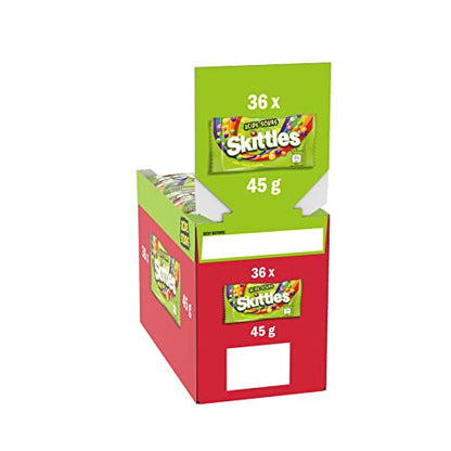 Skittles Crazy Sour Flavour Candy, 45 g