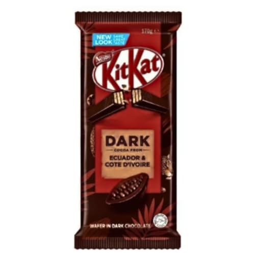 KIT KAT Ecuador Coted'Ivoire Dark Chocolate, 170 Gm - Experience the rich and exotic flavors of Ecuador and Coted'Ivoire in KIT KAT Ecuador Coted'Ivoire Dark Chocolate, 170 Gm.