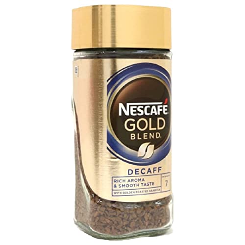 Nescafe Gold Blend Decaff Ground Coffee|Rich Aroma & Smooth Taste Glass Bottle, 3.35 Oz ? 95 G - "Rich Aroma Decaff Gold - Smooth Taste in a Bottle!"