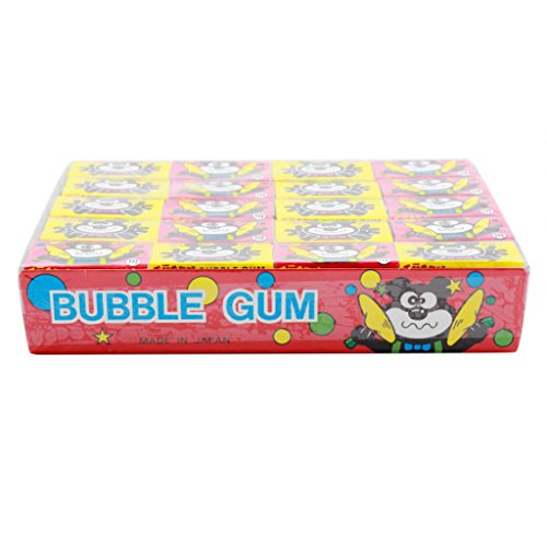 Marukawa Fusen Chewing Bubble Gum, Strawberry, 60 x 300 g - "Strawberry Fusen Bubble Gum!"