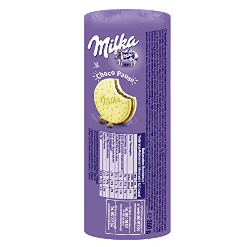 Milka Choco Pause Sandwich Biscuit 260g - "Pause for Choco!"