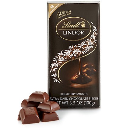 Lindt Lindor Combo of 3 Irresistibly Smooth Chocolates (White + Milk + Extra Dark) , 100gm