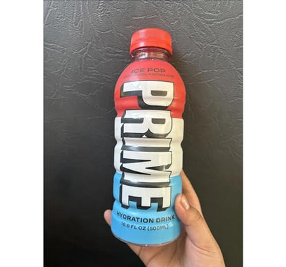 Prime Ice Pop Hydration Drink, 16.9 fl oz â„® 500 ml, 12 Pack - Stay cool with ice pop hydration!