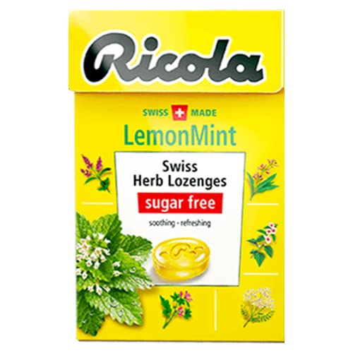 Ricola Lemon Mint Candy Pack of 2 Pouch, 2 X 40 Gm - Lemon Mint Duo!