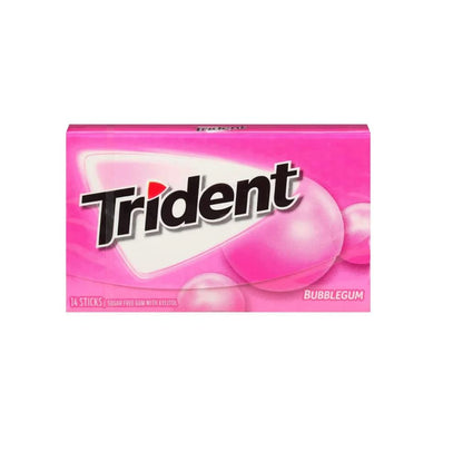 Trident Bubble Gum, 14 Sticks, 0.71 oz ℮ 20 g