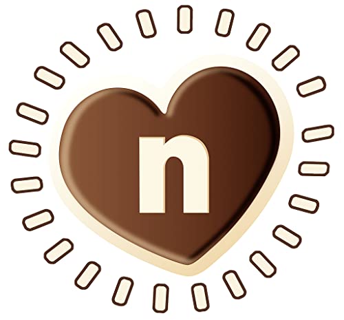 Nutella Ferrero Biscuits, 304g, White & Brown - "Double the Nutella delight!"