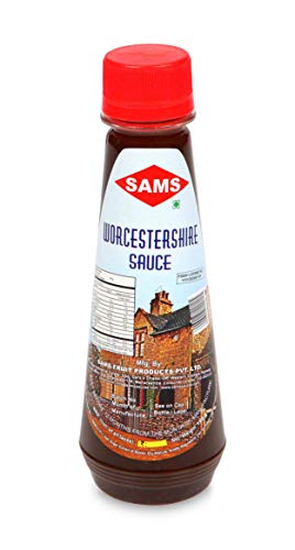 Sams Worcester Shire Sauce 190 grams Pack of 2 Sweet Sauce for Delicious Cooking recipes Used in Home Kitchen Pantry Canteen Hotel Chef