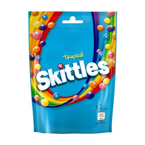 Skittles Vegan Chewy Imported Sweets Candy Pack 136g (Tropical)