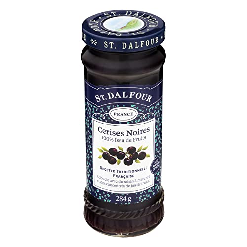 St Dalfour Fruit Preserve, BlackCherry, 284grams