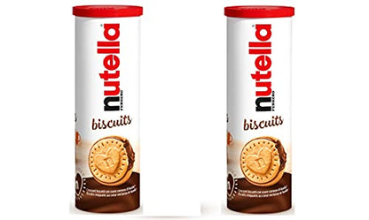 Nutella Biscuits Tube With Hazelnut Chocolate 166g (Pack Of 2) - "Twice the Nutella goodness!"