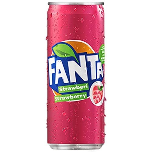 Fanta Strawberry (Imported) 325 ml - (12) - Strawberry sensation!