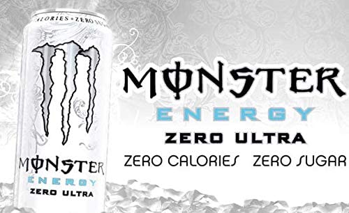 Monster Energy Chefsneed Ultra Zero Drink, (Pack Of 12 Cans X 500Ml Each), Vegetarian - Ultra Zero - "Ultra Zero Boost!"