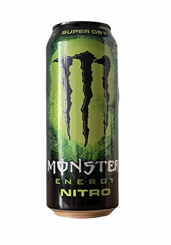 Monster Energy Nitro (Super dry) 500ml (pack of 6 cans) (6 x 500ml) - "Nitro Super Dry Blast!"