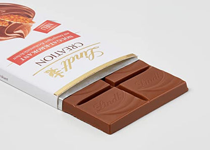 Lindt Creation gianduja nougatine délicieusement croquant (gianduja Deliciously Crunchy nougatine Chocolate Bar) 150g - "Crunchy Gianduja Delight!"