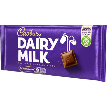 Cadbury Dairy Milk Chocolate, 95 g - Pure milk chocolate