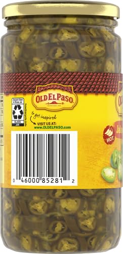 Old El Paso Hot Jalapeno Slices, 340 g - "Hot and tangy!"