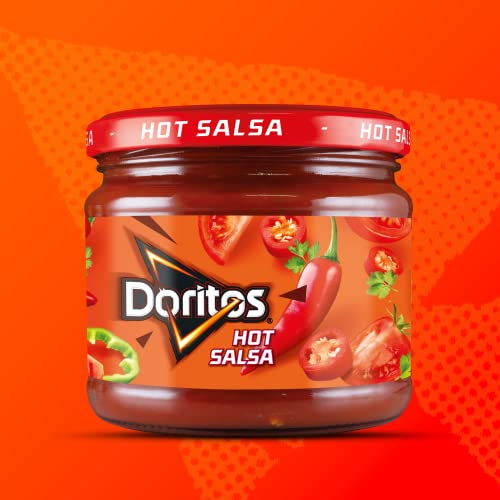 Doritos Hot Salsa Jar, 300 g - Pack of 6 - Hot salsa sensation!