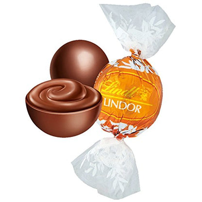 Lindt Lindor Limited Edition Orange Milk Chocolate Truffles, 200g - "Orange Truffle Treat!"