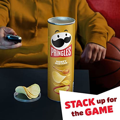 Pringles Potato Crisps, Honey Mustard - 165g - Honey mustard flavored Pringles!