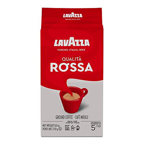 Lavazza Qualita Rossa - Caffe Ground Espresso - 8.8-Ounce Bricks Pack Of 4 - "Qualita Rossa Bricks!"