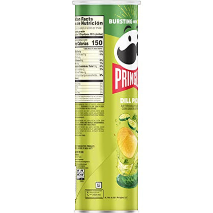 Pringles Screamin' Dill Pickle Potato Crisps, 158 Grams - Screamin' dill pickle Pringles!