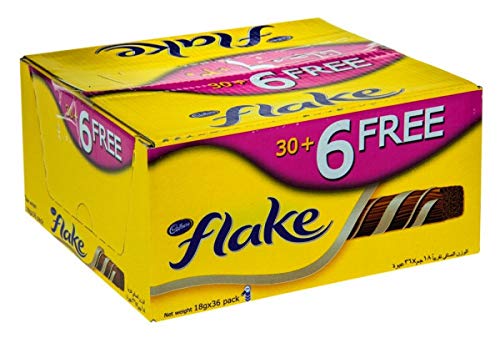 Cadbury Flake Box 18g x 36 Packs - Cadbury Flake chocolate packs