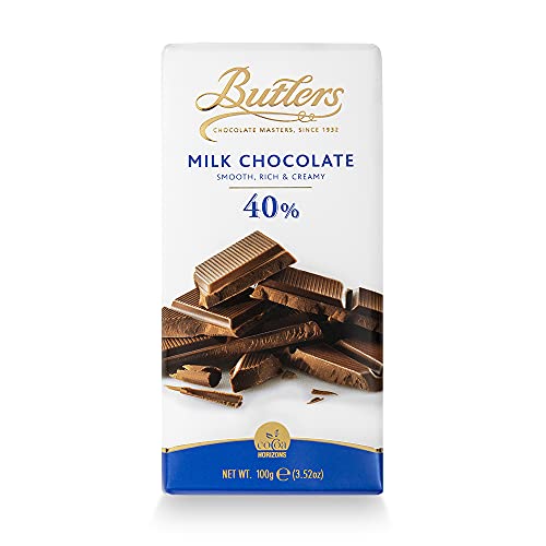 Butler 40% Milk Chocolate Bar, 100g - Smooth and creamy