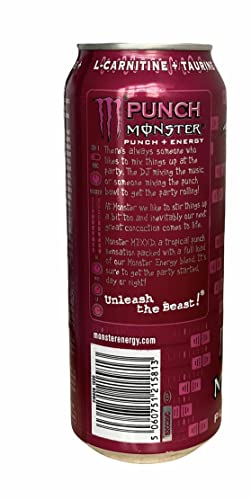 Monster Punch Mixxd Energy Drink Can 500 Ml, Vegetarian - "Mixxd Punch Joy!"