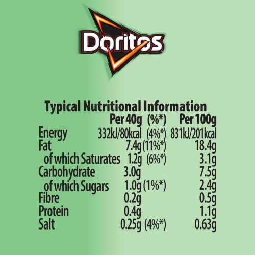 Doritos Cool Sour Cream and Chives Jar, 300 g - Cool creamy chives!