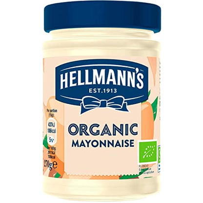 Hellmann's Organic Mayonnaise, 270 g - Organic mayonnaise made with high-quality ingredients.