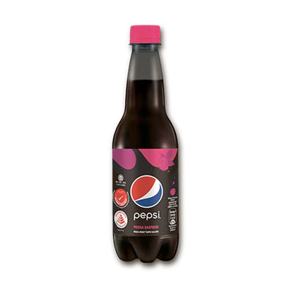 Pepsi Black Bold Taste No Calorie Raspberry Flavor Soft drink 400ml (Pack Of 6) - "Raspberry boldness!"