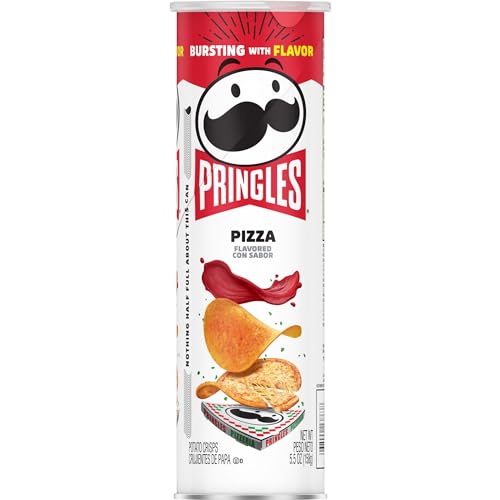 Pringles Pizza Potato Crisps, 158 g - Pizza-flavored Pringles!