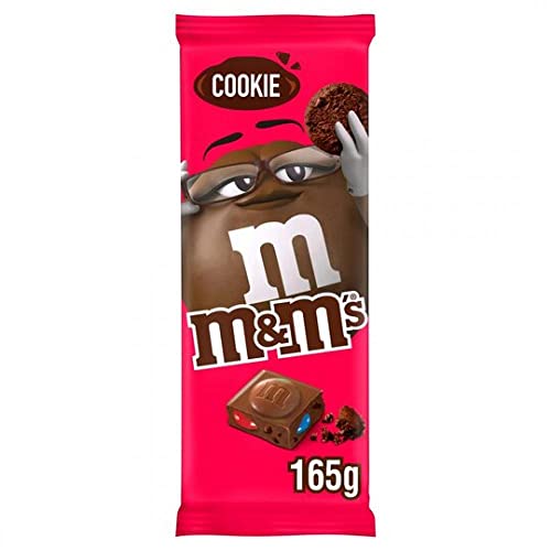 M&M's Milk Chocolate Cookies Bar 165g - "Choco Cookie Bar!"