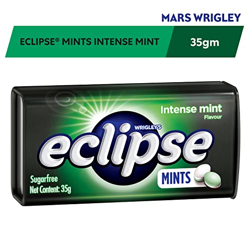 Eclipse Mints Sugarfree Intense 50 Mints - 35g (1.2oz) - Intense minty burst!