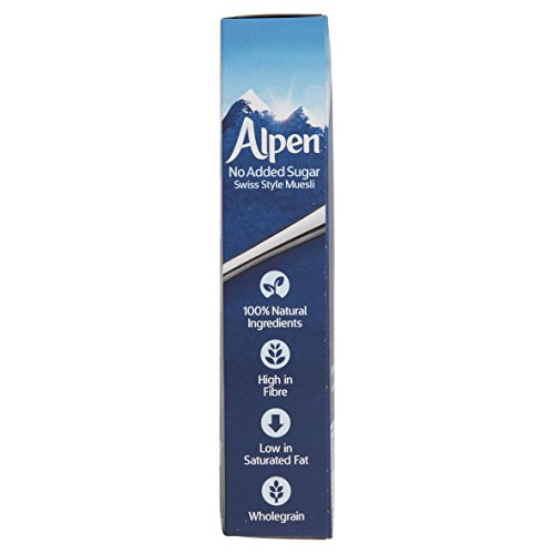 Alpen Swiss Style Muesli with No Added Sugar, 6 X 560 g - Family Pack!