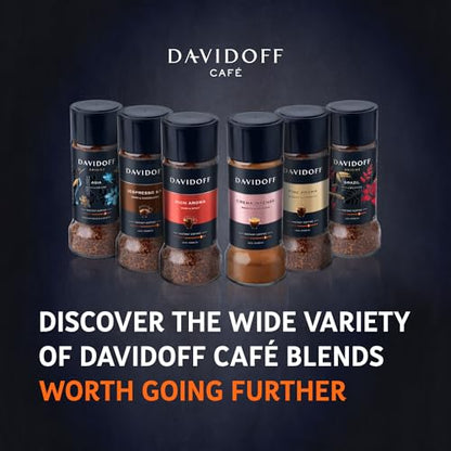 Davidoff Origins Brazil Flavour Instant Coffee, 3.53 oz ℮ 100 g, Granule, Glass Bottle - Brazilian boldness!