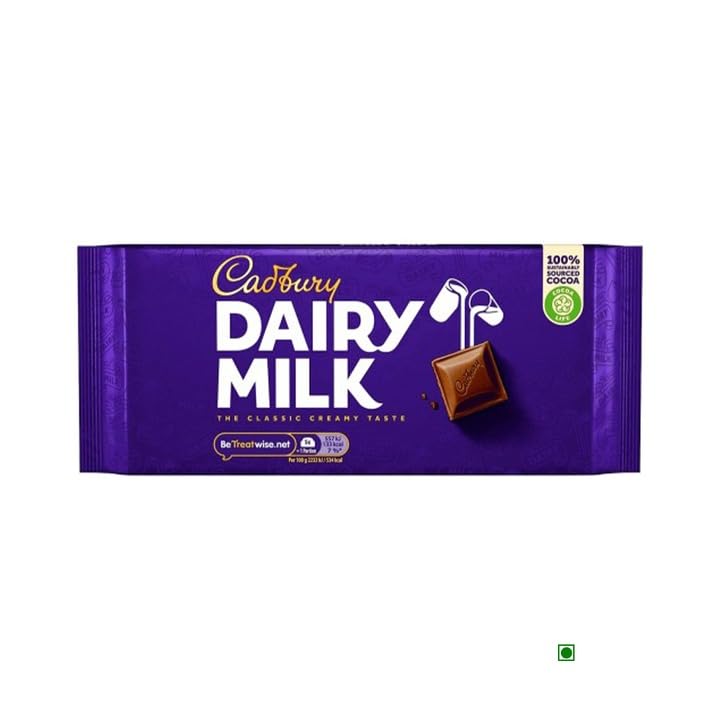 Cadbury Dairy Milk Chocolate Bar 180g - Silky smooth milk chocolate for irresistible moments of indulgence