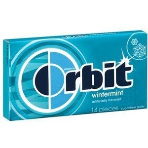 ORBIT Wrigleys Wintermint Sugar-free Gum (14 Piece Each) -Pack of 2 - "Double the wintermint delight!"