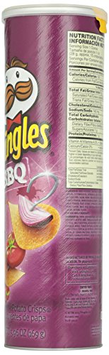 PRINGLES BBQ FLAVORED 169G - BBQ-flavored Pringles snack!