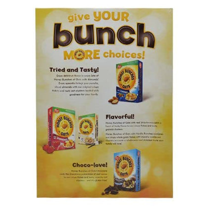 Post Honey Bunches of Oats Crunchy Honey Roasted- 2 Pack, 2 x 411 g - Double the honey roasted crunch!