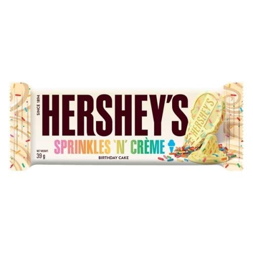 Hersheys Sprinkles N Creme 39g (Pack of 3) - Hershey's sprinkles and creme bars