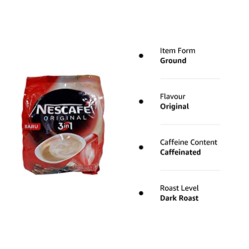 Nescafe Original Coffee Mix-3 in 1, 525G Pouch, Ground, Bag - "Original Coffee Mix - 3 in 1 Ground Coffee Pleasure!"