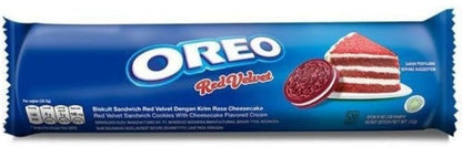 Oreo Red Velvet 133g - Decadent Biscuits Infused with Rich Red Velvet Flavor, Creamy Filling, Perfect Dessert Delight - "Red velvet indulgence!"