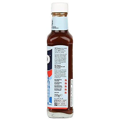 HP Brown Sauce, The Original, 8.99 oz / 255 g, 12 Pack - Classic HP brown sauce, 12-pack of 255g bottles.