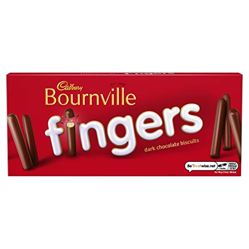 Cadbury Bournville Fingers Dark Chocolate with Crispy Biscuits, 114g - Dark crispy fingers