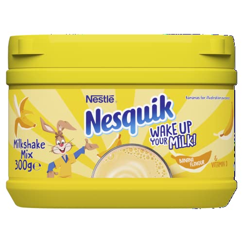 Nestle Nesquik Banana Milkshake Mix 300g - "Nesquik Banana Milkshake - 300g of Delicious Banana Flavor!"